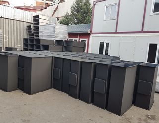 Siyah Sac Kaynaklı Prizmatik Hava Kanalı