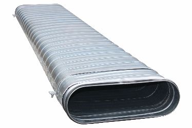 Galvaniz Sac Oval Hava Kanalı